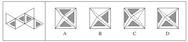 2013国考图形推理解题技巧:空间立体图